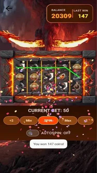 Volcano Jackpot Screenshot